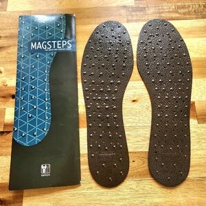 Nikken Magsteps Magnetic Insoles Mens L 2022 Unused Uncut 13-17 Adjustable Fit